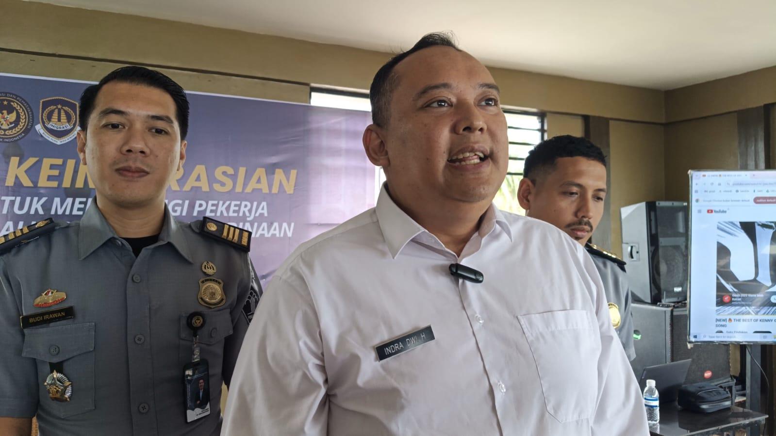 Kepala Seksi Intelijen dan Penindakan Keimigrasian (Inteldakim), Indra Dwi Hapsoro